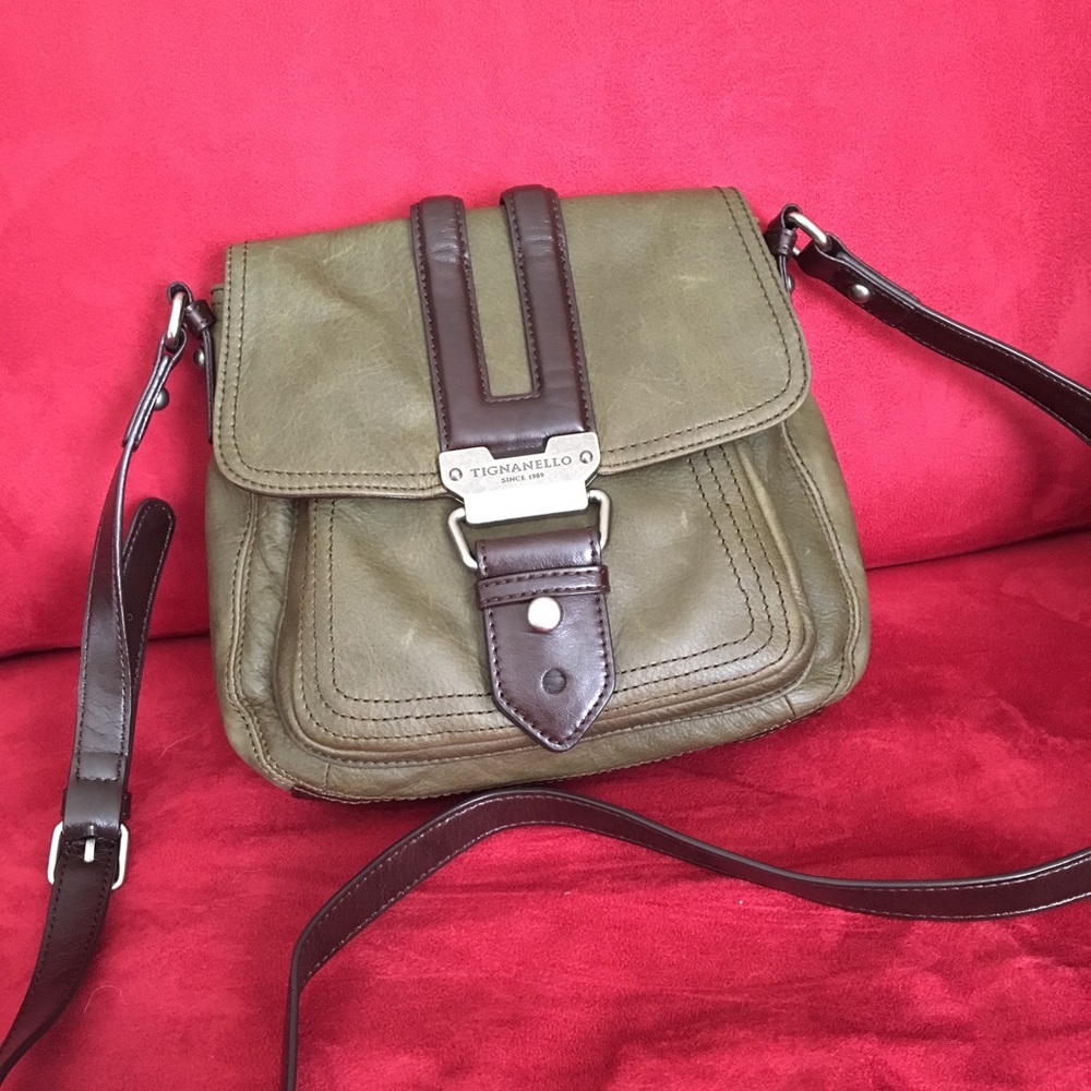 Tignanello retro leather crossbody